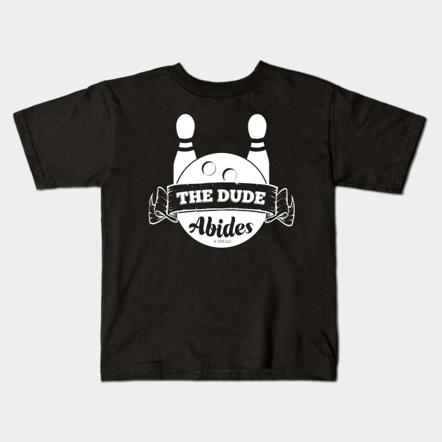 The Dude Abides The Big Lebowski Kids T-Shirt by LICENSEDLEGIT